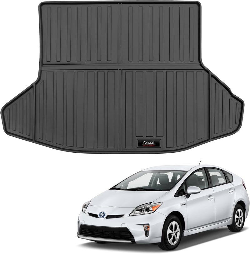 Yonugli Custom Cargo Mats Trunk Liner All Weather TPE Protection Mat for 2004-2009 Toyota Prius Hatchback Accessories (for 2004-2009 Toyota Prius Hatchback) - Image 3